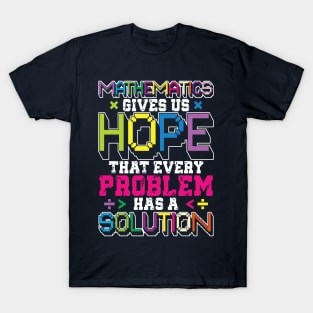 Math Mathematics Mathematician Quotes Sayings T-Shirt